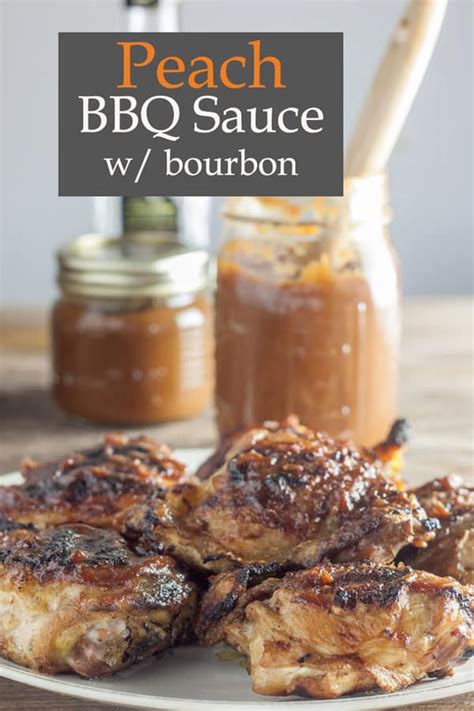 Peach Bourbon Bbq Sauce For Canning Binkys Culinary Carnival