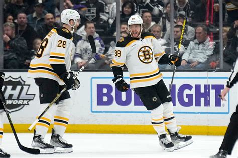 3 Takeaways As Bruins Ride A 3 Goal Third Period To Victory Over Kings