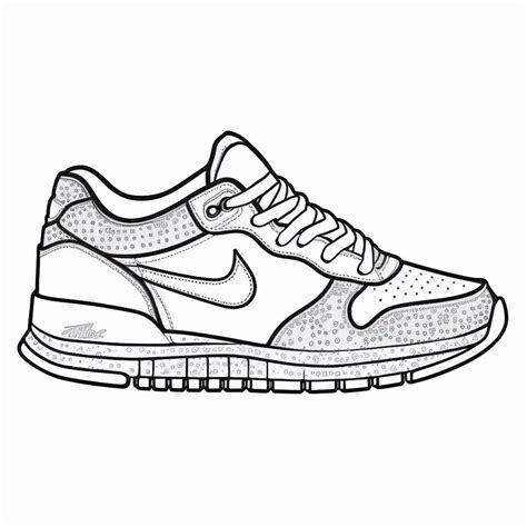 25 Printable Coloring Pages Of Sneakers For Shoe Lovers Nike Adidas