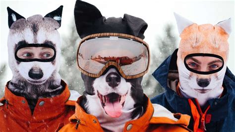Shred The Slopes In Style With These Ultra Realistic Animal Ski Masks