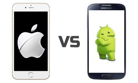 Ios Or Android Iphone Vs Android Phones Difference And Comparison