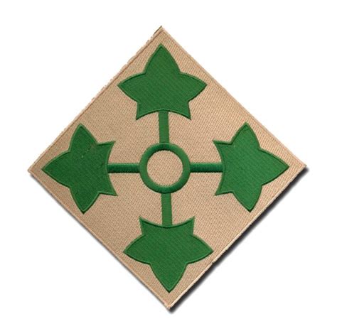 Us Army 4th Infantry Division Xl Sized Jacket Patch L301 Ebay