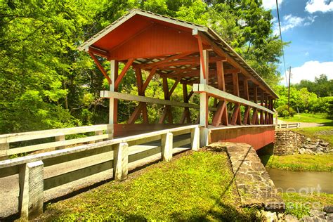 Road To The Colvin Covered Bridge Photograph By Adam Jewell Fine Art