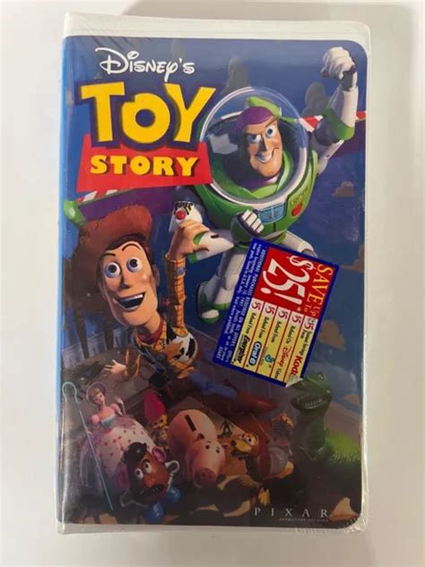 Toy Story Vhs1996 Walt Disney Pixar Collectible New Factory Sealed