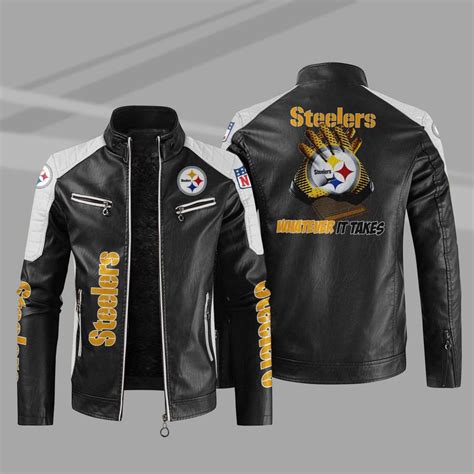 Pittsburgh Steelers Leather Jacket What Ever It Takes Cool Style