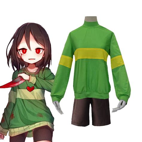 Rulercosplay Undertale Chara Game Cosplay Costume