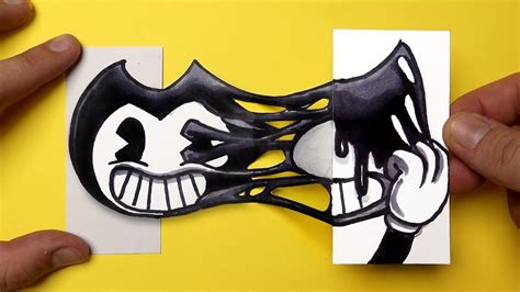 15 Amazing BENDY AND INK MACHINE Paper Craft And Doodles For FANS YouTube