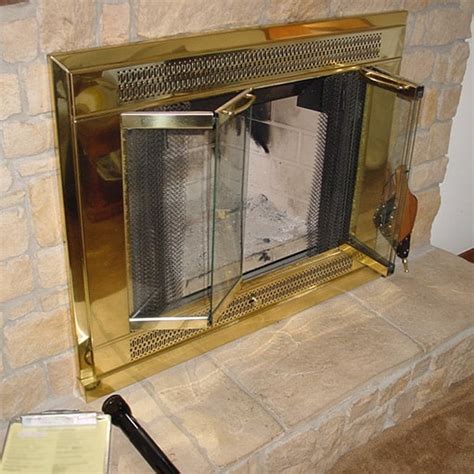 Fireplace Glass Screens With Doors Fireplace Ideas