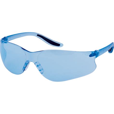 Zenith Z500 Safety Glasses Blue Tint Anti Scratch Coating Clear Frame Pack Of 12 Walmart
