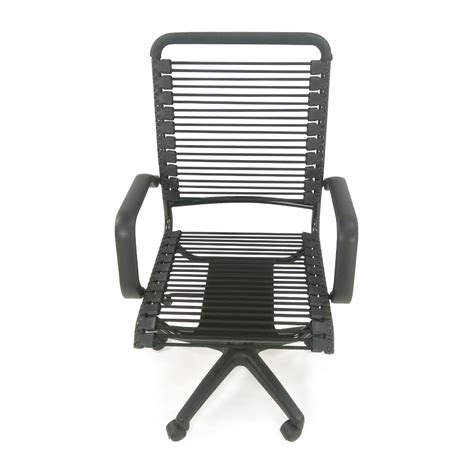 Chairs with backrest are woven with bungee cords for comfort relaxation. 90% OFF - Eurø Style Euro Style Bradley Bungie Office ...