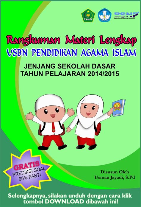 Diberikan kepada siswa siswinya di kelas 1 sd, khususnya pada mata pelajaran pkn, berikut bisa anda lihat materi materi yang harus disampaikan terkait kegiatan belajar dan mengajar (kbm) mapel pkn. Download Ringkasan Materi PAI Ujian Sekolah SD 2015 ...