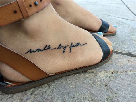 Discover Walk By Faith Foot Tattoo In Eteachers