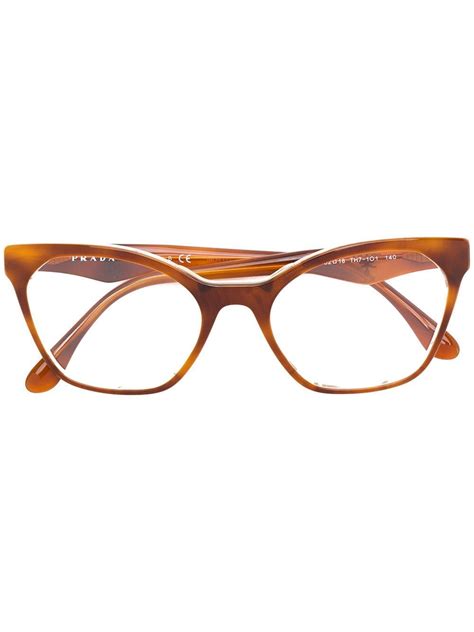 Prada Eyewear Cat Eye Acetate Glasses Farfetch
