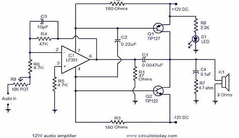 Audio Power Amplifier Circuit Diagram Pdf