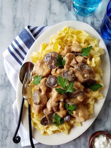 Cooking in a slow cooker is a good way to tenderize meat while extracting all its flavors. Slow Cooker Lean Pork Stroganoff - Honest Cooking