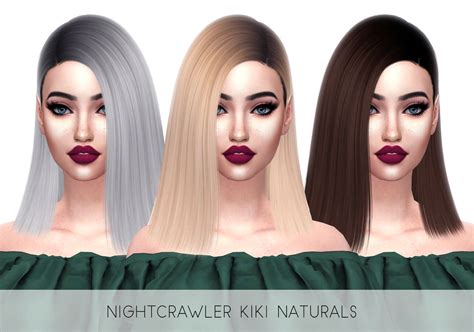 Lana Cc Finds Kenzar Sims4 Nightcrawler Kiki Naturals 26 Sims