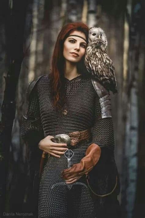 Warrior Lady Owl Warrior Woman Warrior Girl Female Knight