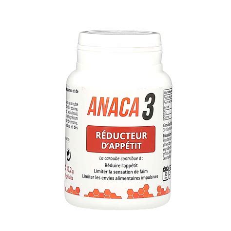Anaca 3 Réducteur Dappétit Flacon De 90 Gélules La Pharmacie De Pierre