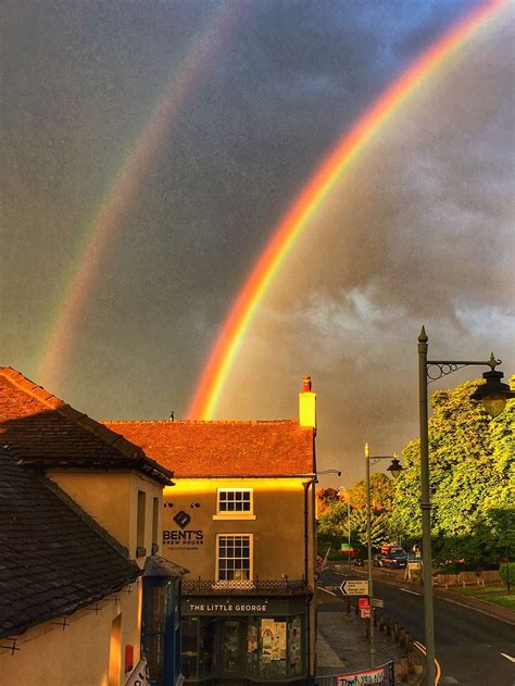Downpours And Double Rainbows Seen As Thunderstorms Hit The Region