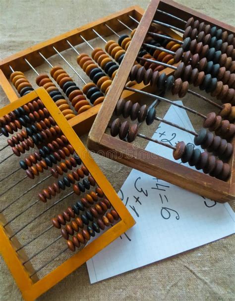The Old Abacus With The Help Of Which Produced All Mathematical