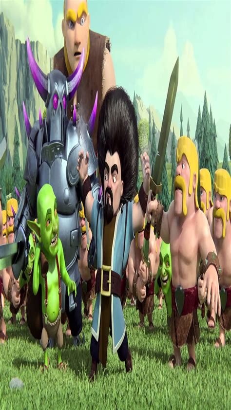 720p Free Download Clash Of Clans Barbarians Coc Giant Goblin