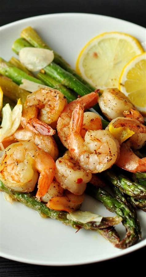 Easy Recipe Perfect Lemon Garlic Shrimp And Asparagus Prudent Penny