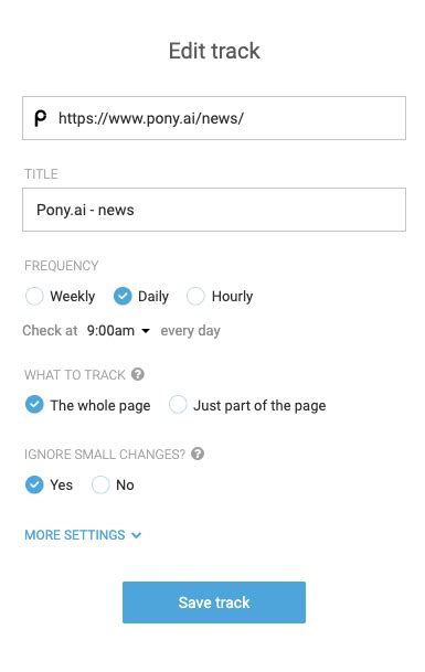 Changing Notification Options On A Track Trackly Knowledge Base