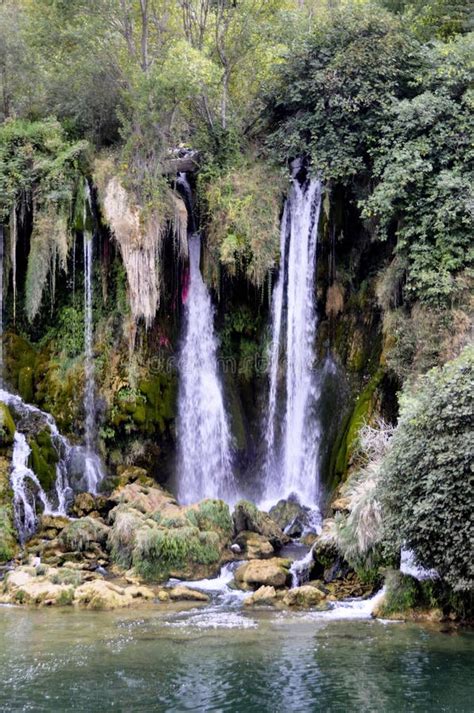 Beautiful Kravica Waterfall In Bosnia And Herzegovina Popular Stock