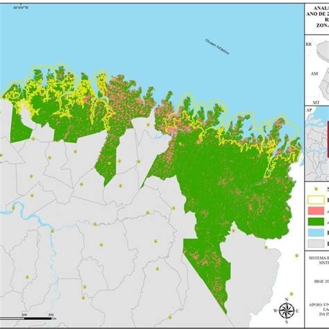 Análise da vegetação no ano de nos municípios da zona costeira da Download Scientific