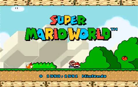 ‘super Mario World Goes Widescreen Next Week Thanks To A Fan