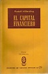 Libro El Capital Financiero, Rudolf Hilferding, ISBN 42922627. Comprar ...