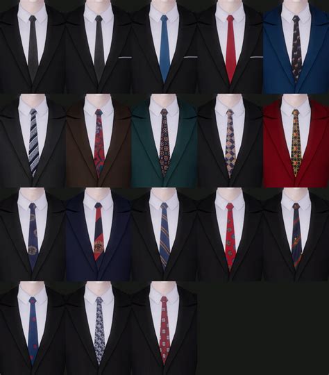 Effiethejay Slim Tie Suit Jacket For Ts4 New Mini Sims