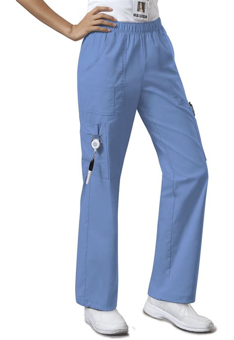 Cherokee Workwear Core Stretch Scrubs Pant For Women Mid Rise Pull On