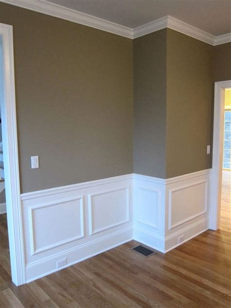 I bought the book shelves at walmart. Picture Frame Moulding with Chunky Baseboards. (Not the ...