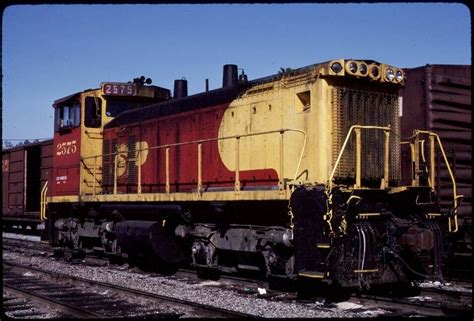 Original Slide Southern Pacific Sp 2575 Sw1500 Kodachrome Pt Red Cab