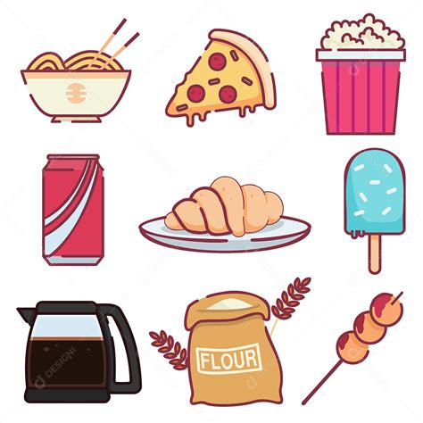 Desenhos De Alimentos Nao Saudaveis