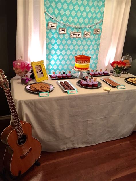 Share the best gifs now >>>. F•R•I•E•N•D•S theme birthday party; dessert table with ...