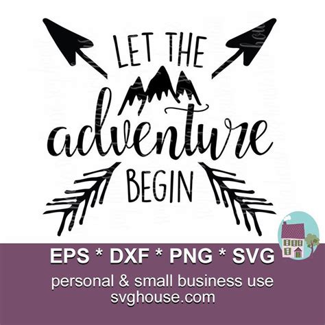 Let The Adventure Begin Svg Adventure Begins Svg Adventure Etsy And