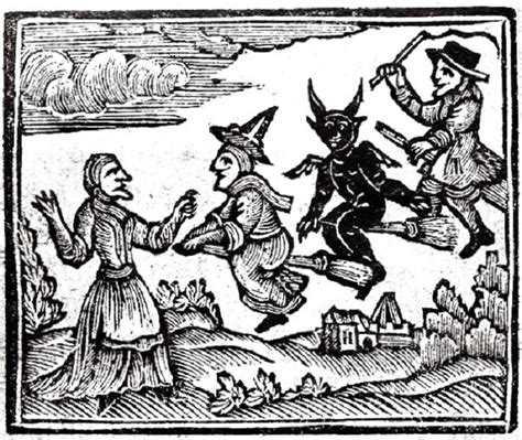 Wbr Woodcut Witches With Devil John Moore Museum
