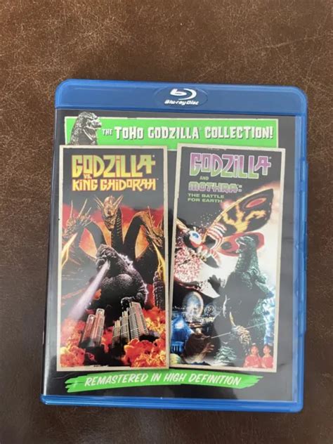 Godzilla Vs King Ghidorahgodzilla Vs Mothra Double Feature Blu Ray
