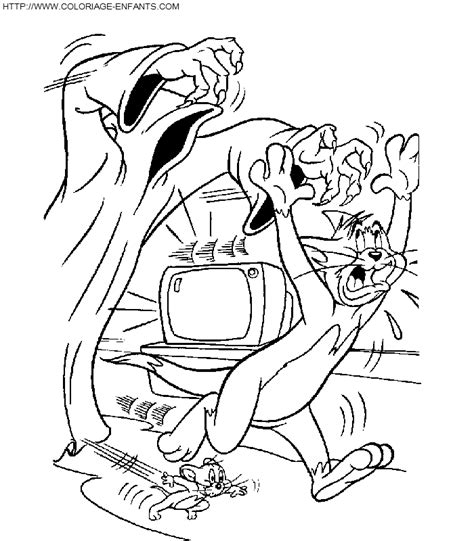 Dibujo Tom Y Jerry A Colorear Paginas De Dibujos Series Tv Para Los