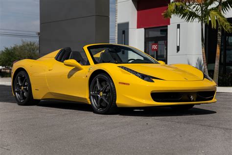 Enzo ferrari had started his racing career with alfa romeo, but eventually turned to producing his own cars by the end of the 1940's. Used 2013 Ferrari 458 Spider For Sale ($214,900) | Marino Performance Motors Stock #190730