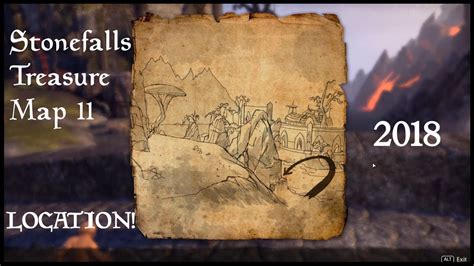 The Elder Scrolls Online Stonefalls Treasure Map Location
