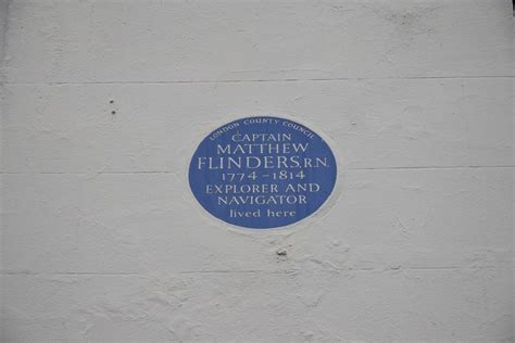 Flinders Blue Plaque On Fitzroy Street September 2020