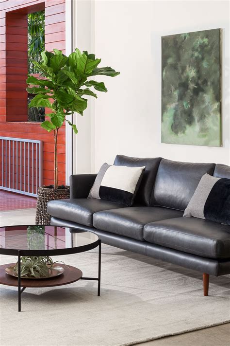 Burrard Bella Black Sofa | Black sofa, Living room decor ...