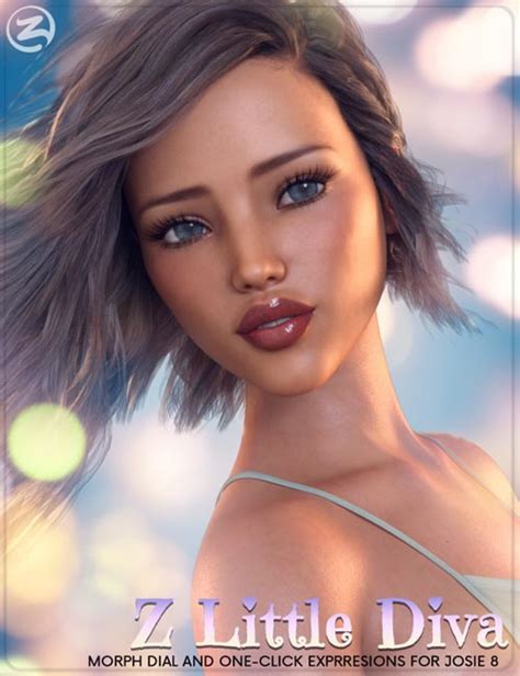 z little diva morph dial and one click expressions for teen josie 8 best daz3d poses