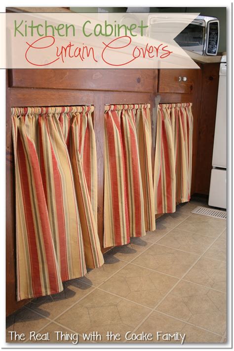 Update your kitchen with our selection of kitchen cabinets from menards. Kitchen Cabinet Ideas: Curtains for Cabinet Doors - The ...