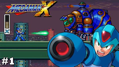 Megaman X Snes 1 Primeiro Gameplay Do Jogo Costv
