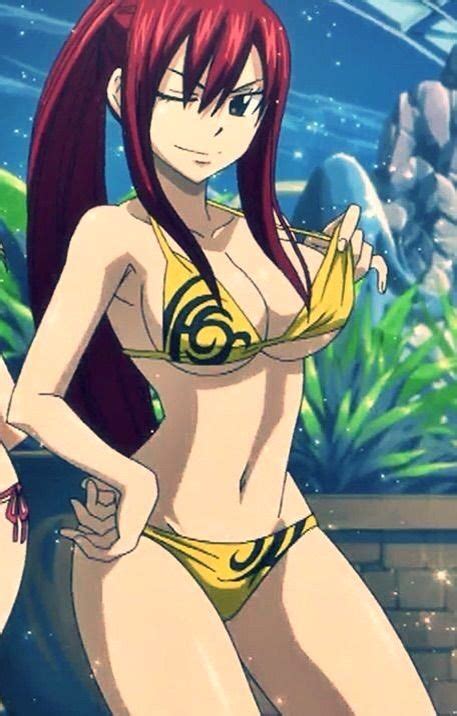 the beautiful hot and sexy erza scarlet anime amino