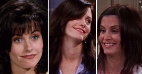 See Monica Gellers Hair Transformation From Season 1 Of Friends